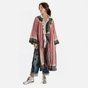 Magnolia Pearl Miggy Oriental Coat/Robe - Faded Beet Color